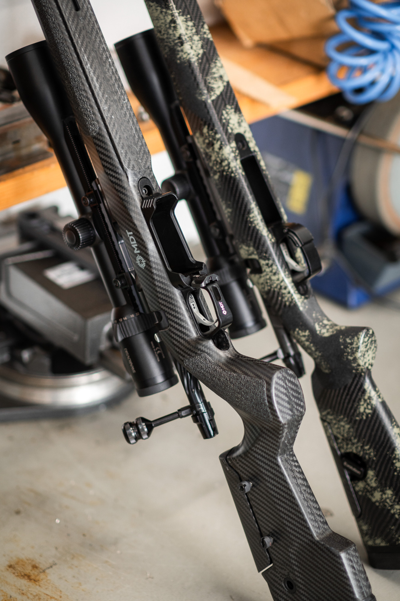 Nahaufnahme Waffe Werkstatt Pickert