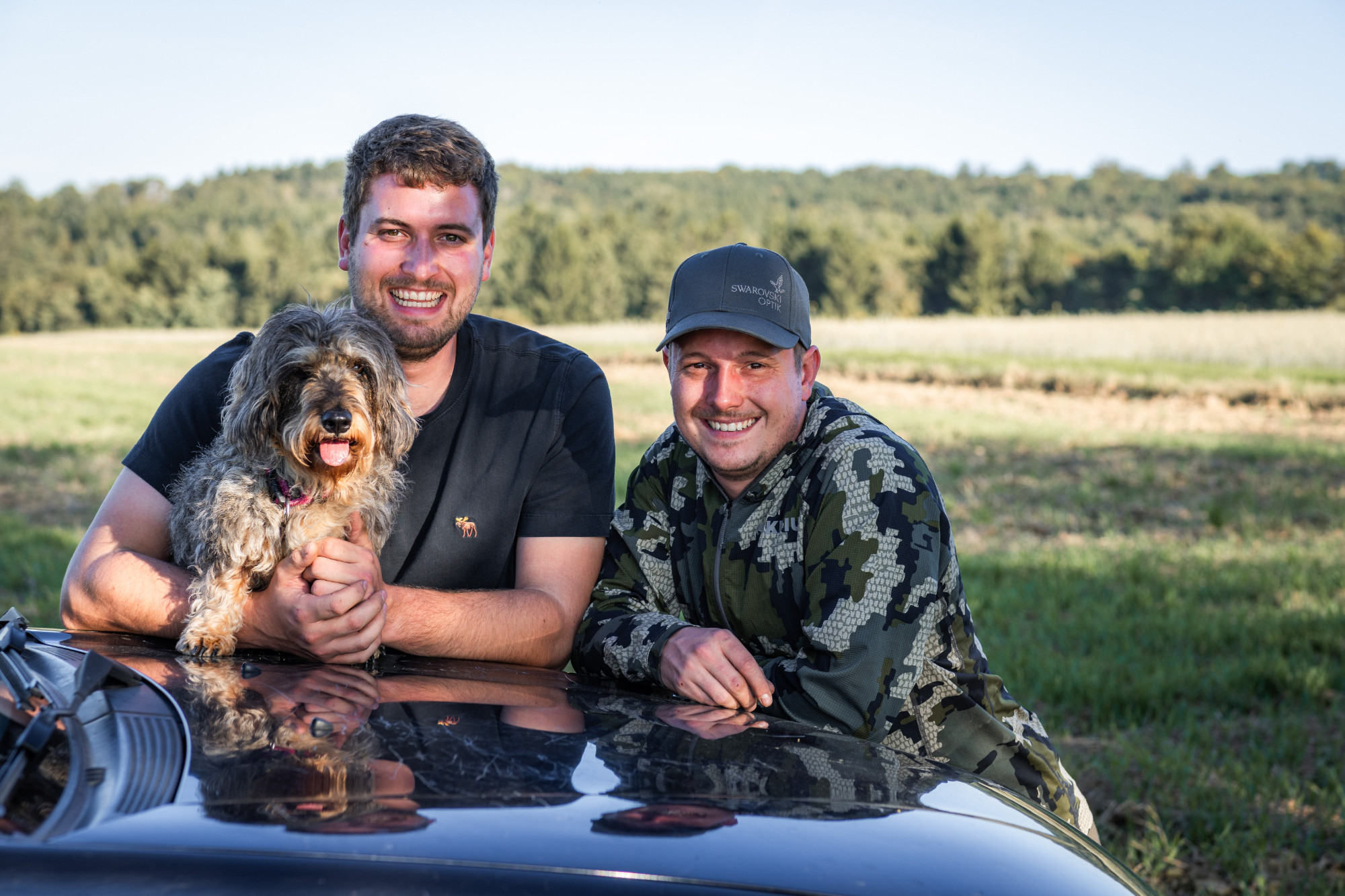 Familie Pickert mit Hund Lotti