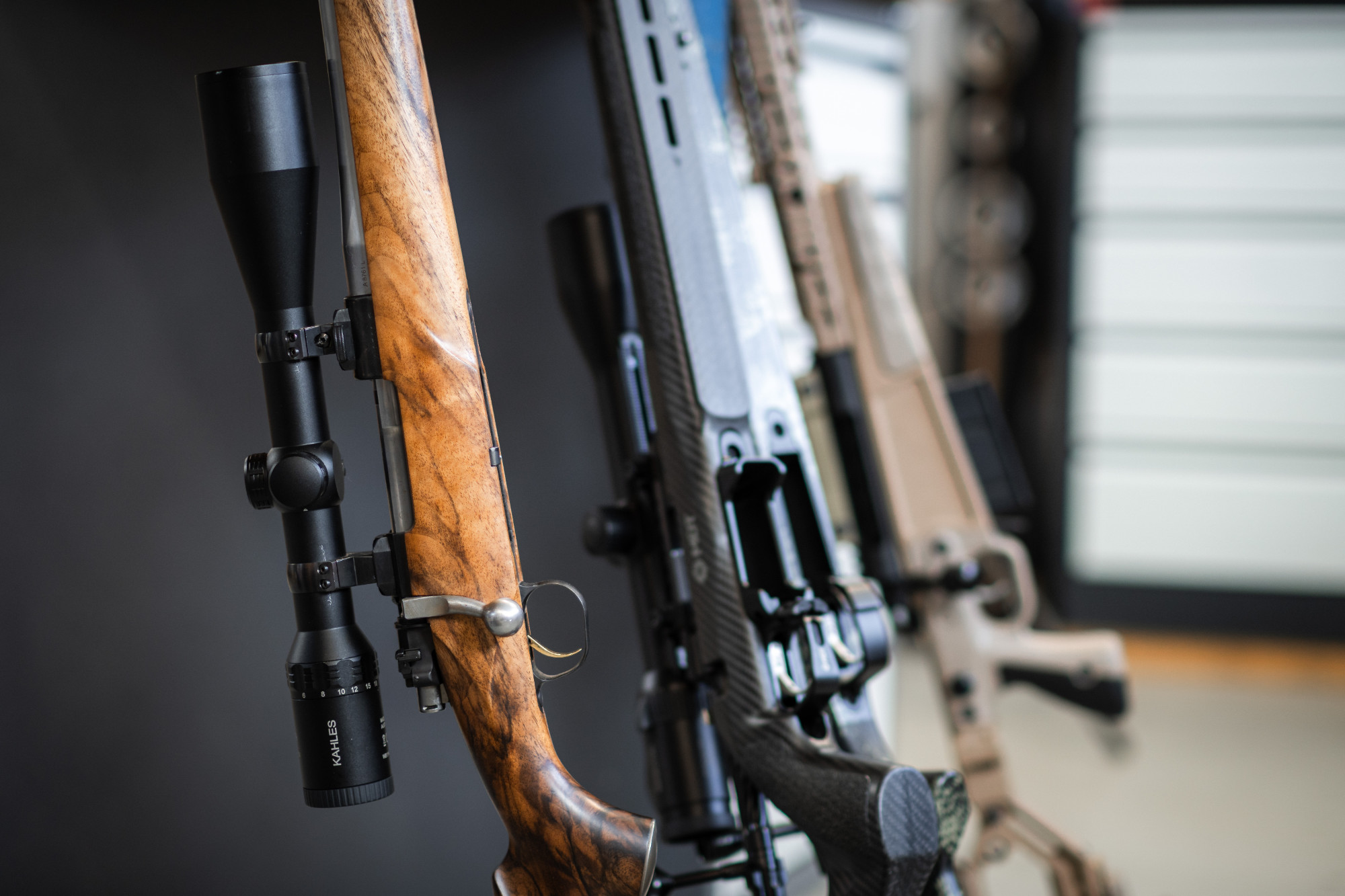 Nahaufnahme Waffe Werkstatt Pickert