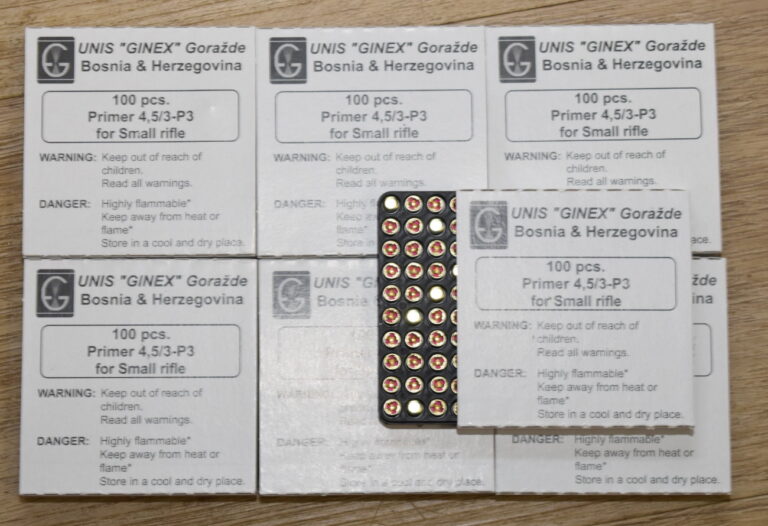 Ginex Small Rifle Zündhütchen